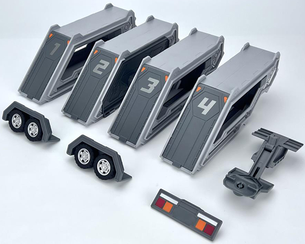 MBA-06 Additional Trailer for MB-18 Energy Commander | Fans Hobby Master Builder