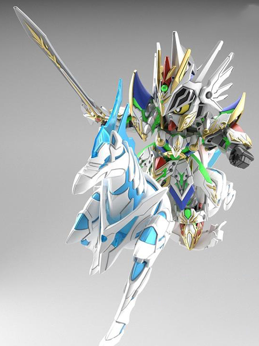 Knight Strike Gundam Model Kit SDW Heroes | SD Gundam World Heroes | Bandai Spirits