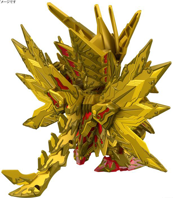 Superior Strike Freedom Dragon Model Kit SDW Heroes | SD Gundam World Heroes | Bandai Spirits