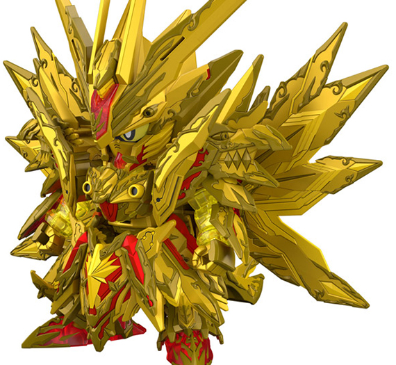 Superior Strike Freedom Dragon Model Kit SDW Heroes | SD Gundam World Heroes | Bandai Spirits