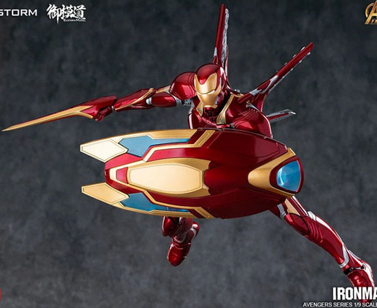 Iron Man Mark 50 Deluxe Edition 1/9 Scale Model Kit | Avengers: Infinity War | E-Model