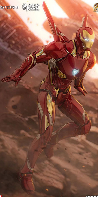 Iron Man Mark 50 Deluxe Edition 1/9 Scale Model Kit | Avengers: Infinity War | E-Model