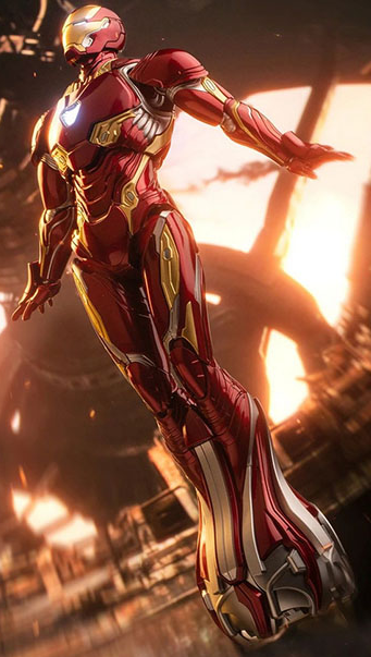 Iron Man Mark 50 Deluxe Edition 1/9 Scale Model Kit | Avengers: Infinity War | E-Model