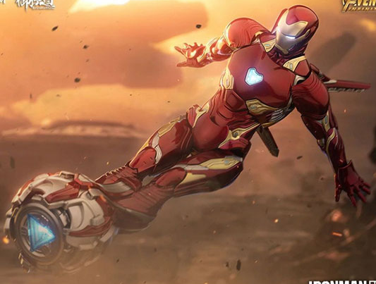 Iron Man Mark 50 Deluxe Edition 1/9 Scale Model Kit | Avengers: Infinity War | E-Model