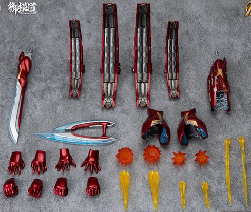 Iron Man Mark 50 Deluxe Edition 1/9 Scale Model Kit | Avengers: Infinity War | E-Model
