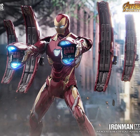 Iron Man Mark 50 Deluxe Edition 1/9 Scale Model Kit | Avengers: Infinity War | E-Model