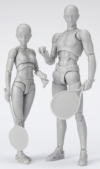 Body-kun Sports Edition DX Set Gray Color Version S.H.Figuarts | Bandai Spirits