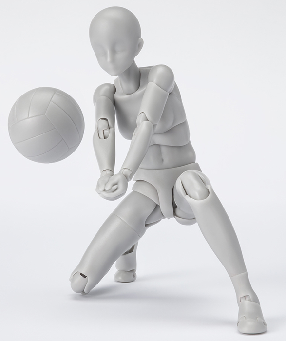 Body-chan Sports Edition DX Set Gray Color Version S.H.Figuarts | Bandai Spirits