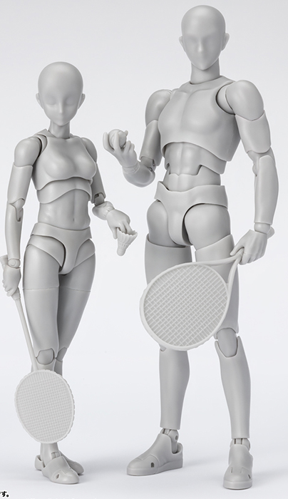 Body-chan Sports Edition DX Set Gray Color Version S.H.Figuarts | Bandai Spirits