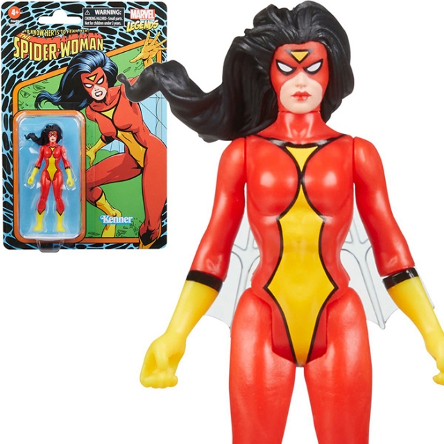 Spider-Woman 3.75-Inch Scale | Marvel Legends Retro Collection