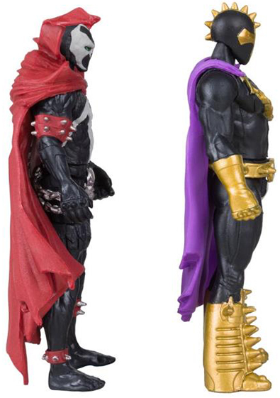 Spawn and Anti-Spawn 3-inch Scale Two-Pack with Comic Book | Page Punchers | McFarlane Toys