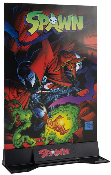 Spawn and Anti-Spawn 3-inch Scale Two-Pack with Comic Book | Page Punchers | McFarlane Toys