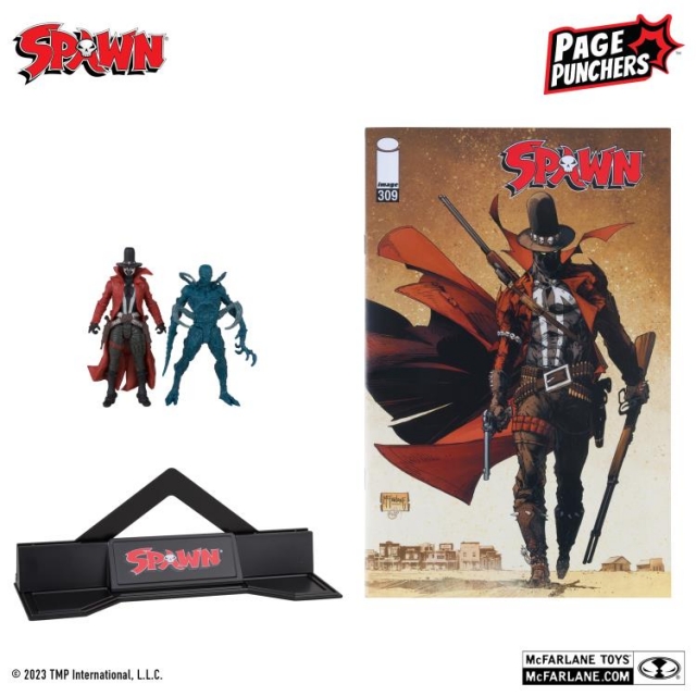 Gunslinger and Auger 3-inch Scale Two-Pack with Comic Book | Page Punchers | McFarlane Toys