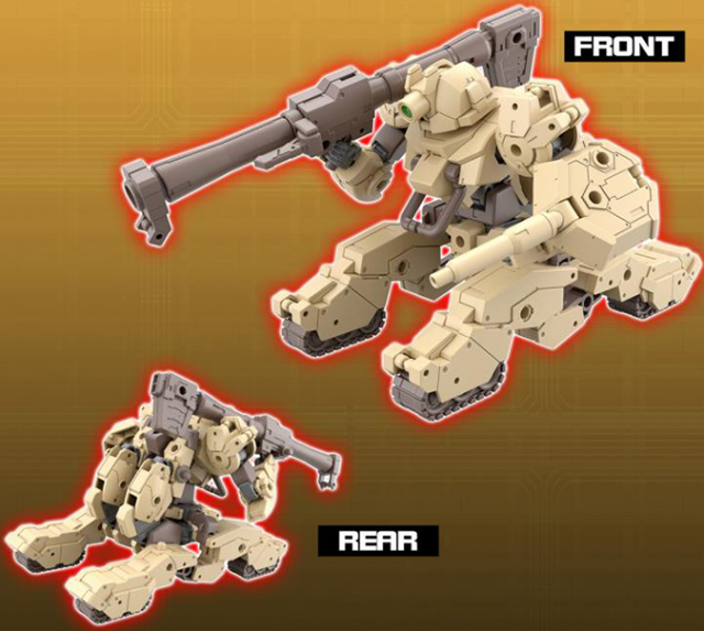 bEXM-33T Volpanova Tank Version 1/144 Scale Model Kit | 30 Minutes Missions | Bandai Spirits