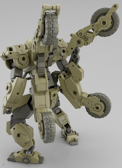 bEXM-33QB Volpanova Quad Bike Version 1/144 Scale Model Kit | 30 Minutes Missions | Bandai Spirits
