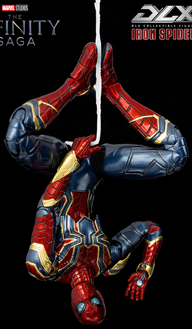 Iron Spider DLX Collectible Figure | Threezero Avengers: Infinity Saga DLX
