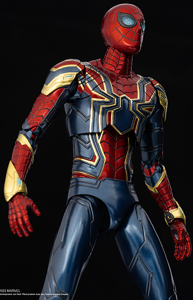 Iron Spider DLX Collectible Figure | Threezero Avengers: Infinity Saga DLX
