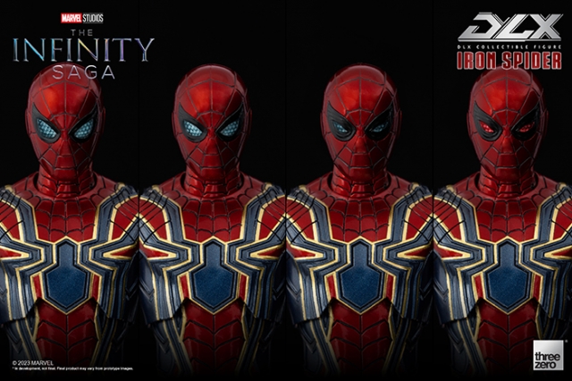 Iron Spider DLX Collectible Figure | Threezero Avengers: Infinity Saga DLX