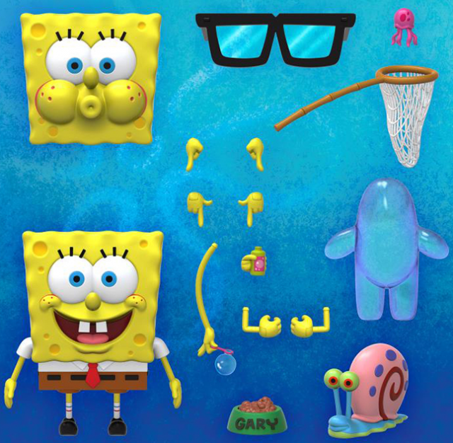SpongeBob SquarePants 7-inch Scale | SpongeBob SquarePants Ultimates | Super7
