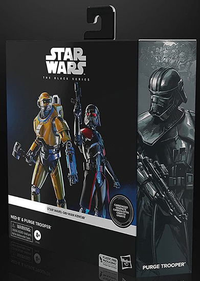 Ned-B and Purge Trooper 6-Inch Scale 2 Pack | Star Wars: Obi-Wan Kenobi | Star Wars The Black Series Carbonized Collection