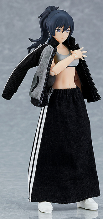 No.601 Makoto (Female Body) with Tracksuit and Tracksuit Skirt Outfit figma | Max Factory