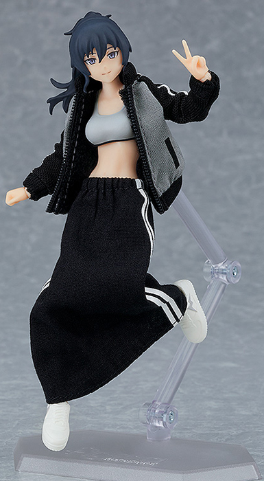 No.601 Makoto (Female Body) with Tracksuit and Tracksuit Skirt Outfit figma | Max Factory