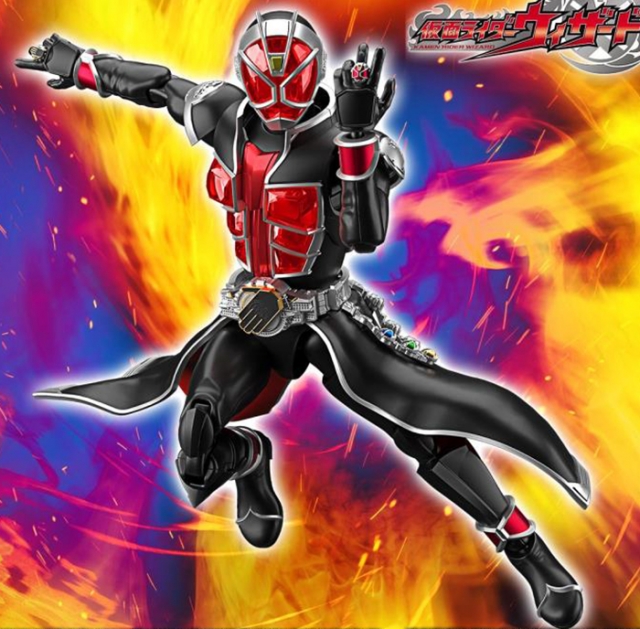 Kamen Rider Wizard Flame Style Version Model Kit Figure-rise Standard | Kamen Rider Wizard | Bandai Spirits