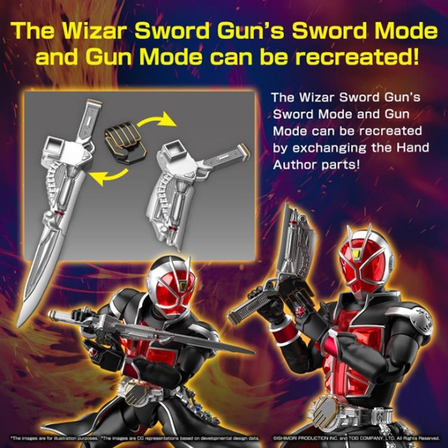 Kamen Rider Wizard Flame Style Version Model Kit Figure-rise Standard | Kamen Rider Wizard | Bandai Spirits