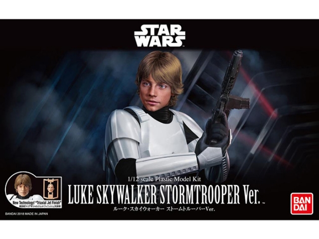 Luke Skywalker Stormtrooper 1/12 Scale Model Kit | Star Wars: Episode IV A New Hope | Bandai Spirits
