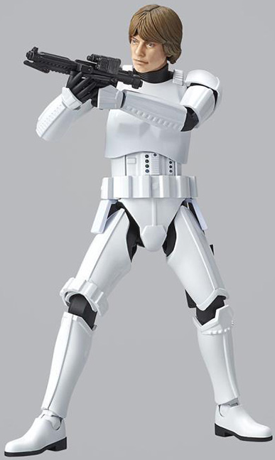 Luke Skywalker Stormtrooper 1/12 Scale Model Kit | Star Wars: Episode IV A New Hope | Bandai Spirits