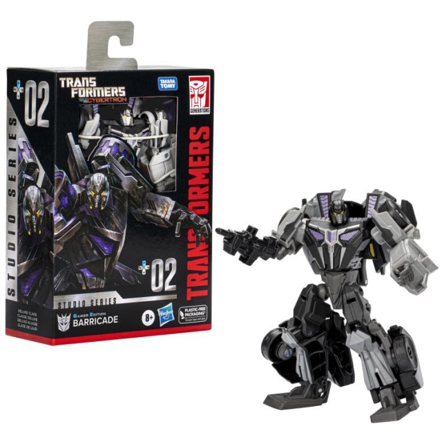 02 Barricade Gamer Edition Deluxe Class | Transformers Studio Series | Transformers: War for Cybertron