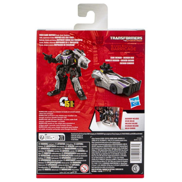 02 Barricade Gamer Edition Deluxe Class | Transformers Studio Series | Transformers: War for Cybertron