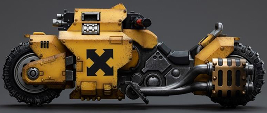 Imperial Fists Raider-Pattern Combat Bike 1/18 Scale | Warhammer 40K | Joy Toy