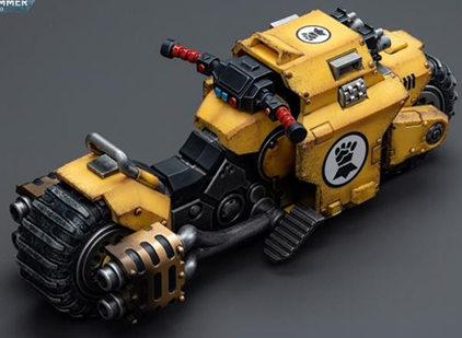 Imperial Fists Raider-Pattern Combat Bike 1/18 Scale | Warhammer 40K | Joy Toy