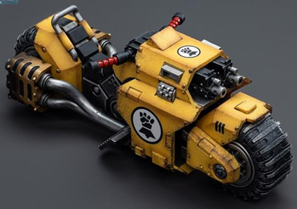 Imperial Fists Raider-Pattern Combat Bike 1/18 Scale | Warhammer 40K | Joy Toy