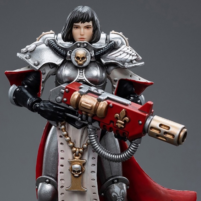 Adepta Sororitas Battle Sisters Order of the Argent Shroud Sister Irmengard 1/18 Scale | Warhammer 40K | Joy Toy