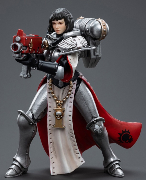 Adepta Sororitas Battle Sisters Order of the Argent Shroud Sister Irmengard 1/18 Scale | Warhammer 40K | Joy Toy