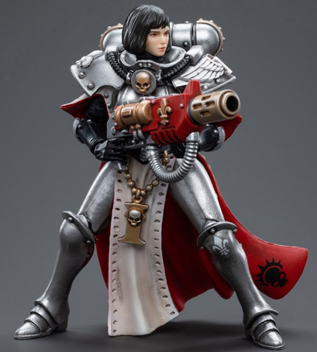 Adepta Sororitas Battle Sisters Order of the Argent Shroud Sister Irmengard 1/18 Scale | Warhammer 40K | Joy Toy