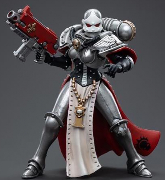 Adepta Sororitas Battle Sisters Order of the Argent Shroud Sister Irmengard 1/18 Scale | Warhammer 40K | Joy Toy