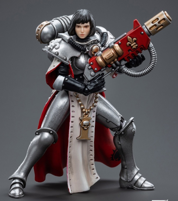 Adepta Sororitas Battle Sisters Order of the Argent Shroud Sister Irmengard 1/18 Scale | Warhammer 40K | Joy Toy