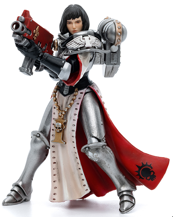 Adepta Sororitas Battle Sisters Order of the Argent Shroud Sister Irmengard 1/18 Scale | Warhammer 40K | Joy Toy