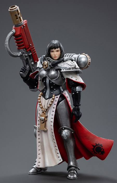 Adepta Sororitas Battle Sisters Order of the Argent Shroud Sister Irmengard 1/18 Scale | Warhammer 40K | Joy Toy