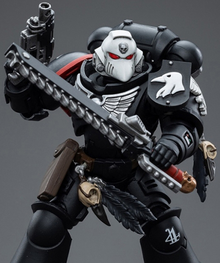 Raven Guard Intercessors Sergeant Rychas 1/18 Scale | Warhammer 40K | Joy Toy