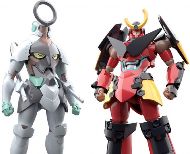 Gurren Lagann and Enki Model Kit Set | Tengen Toppa Gurren Lagann | Bandai Spirits SMP