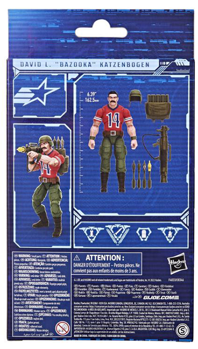 David L. Bazooka Katzenbogen 6-Inch Scale | G.I. Joe Classified Series