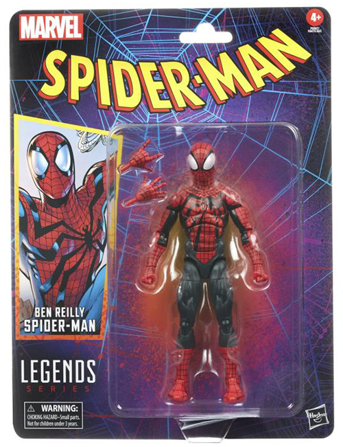 Spider-Man Ben Reilly 6-Inch Scale | Marvel Legends Retro Collection | The Amazing Spider-Man