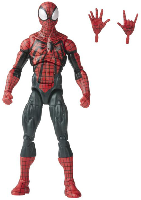 Spider-Man Ben Reilly 6-Inch Scale | Marvel Legends Retro Collection | The Amazing Spider-Man