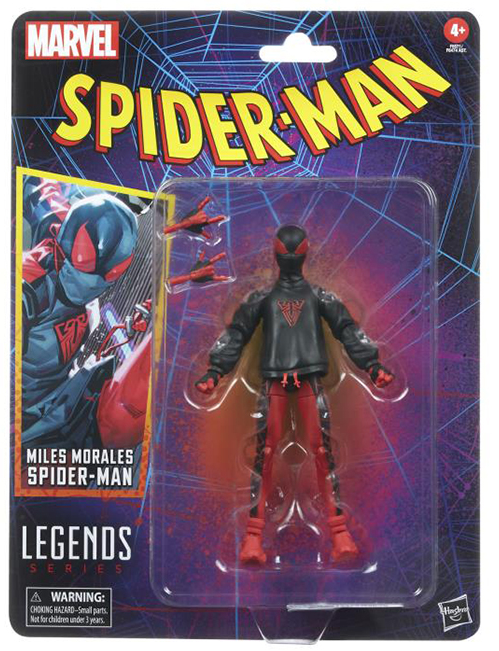 Spider-Man Miles Morales 6-Inch Scale | Marvel Legends Retro Collection | Miles Morales: Spider-Man