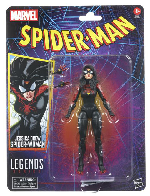 Spider-Woman Jessica Drew 6-Inch Scale | Marvel Legends Retro Collection | Spider-Woman