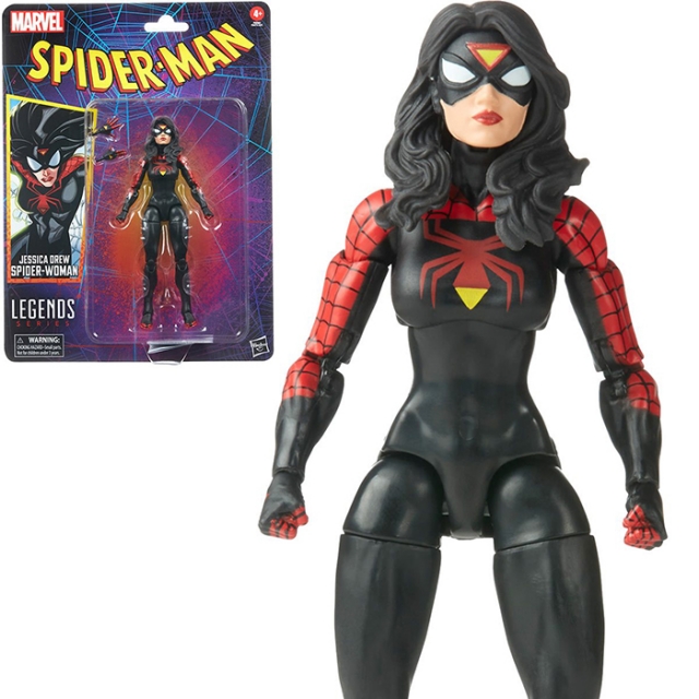 Spider-Woman Jessica Drew 6-Inch Scale | Marvel Legends Retro Collection | Spider-Woman